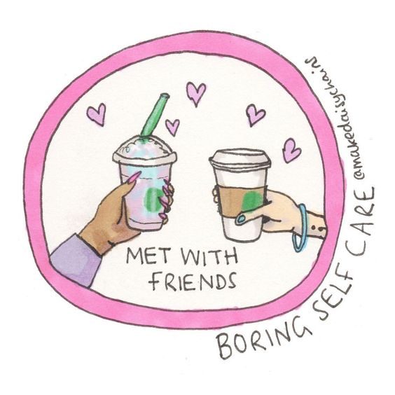 Boring Self Care: talk to someone
